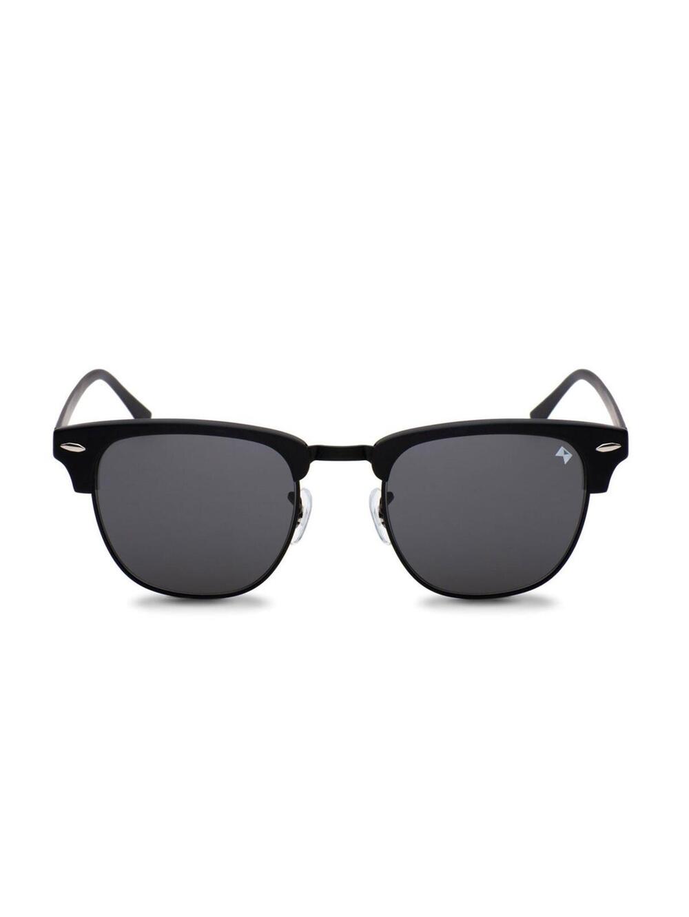 William Painter THE EMPIRE Polarized Titanium Clubmaster Sunglasses Black UV400